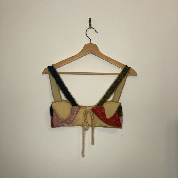 Metallic patch-work bikini size Large - Picture 2 of 13